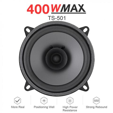 Haut-parleur Coaxial de voiture 400W | 1 pièce, porte de véhicule, Audio de voiture, musique stéréo, fréquence à gamme complète ► Photo 1/6