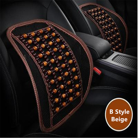 Coussin de taille pour siège de voiture, siège de bureau, Massage du dos, Support lombaire, maille noire, pour conducteur de voiture ► Photo 1/6