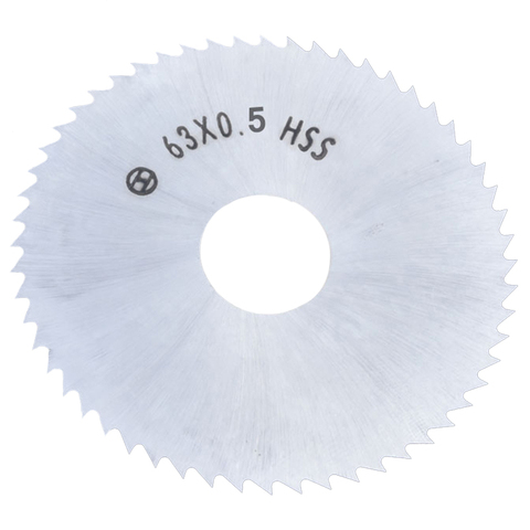 Mini lame de scie circulaire 63mm HSS acier rapide 72 dents disques de roue 16mm ouverture pour bois aluminium métal plaque outil de coupe ► Photo 1/3