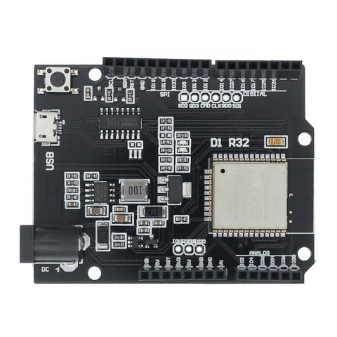 Pour Wemos D1 ESP32 ESP-32 WiFi Bluetooth 4 mo Flash UNO D1 R32 carte Module CH340 CH340G carte de développement pour Arduino ► Photo 1/6