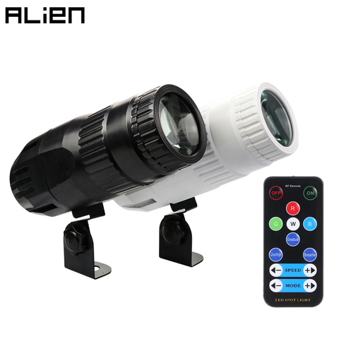 ALIEN lumières de faisceau de Pinspot LED 15 W, LED, projecteur DJ, fête Disco, Bar de danse de noël, effet d'éclairage de la scène avec télécommande ► Photo 1/6