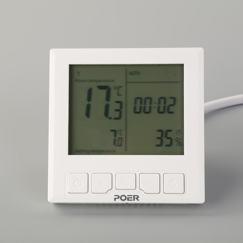 Thermostat wifi intelligent, régulateur de température pour l'eau/chauffage électrique au sol, fonctionne avec Alice Alexa Google ► Photo 1/6