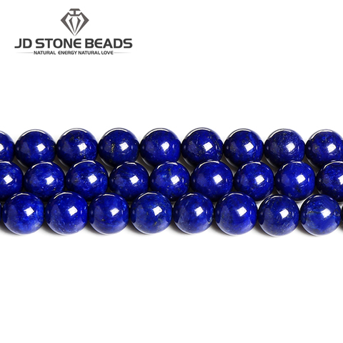 Lapis lazuli bleu Size4-14mm pierres précieuses naturelles à facettes, accessoire de collier fait à la main de haute qualité pour la fabrication de bijoux ► Photo 1/6