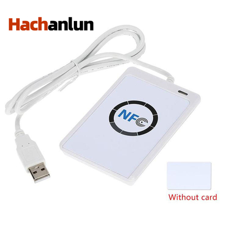 Lecteur de cartes intelligentes RFID, graveur et copieur inscriptible USB S50 13.56mhz ISO/IEC18092 NFC ACR122U, livraison directe ► Photo 1/5