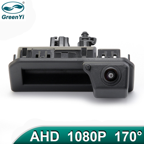 GreenYi 170 degrés 1920x1080P HD AHD véhicule vue arrière caméra pour pour Audi Q2 Q5 A5 A6 VW Passat Skoda Kodiaq 2017 2022 voiture ► Photo 1/6