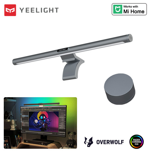 Yeelight ordinateur moniteur barre lumineuse affichage suspension lampe Pro LED barre de jeu rvb Ra95 réglable température de couleur Wifi contrôle intelligent ► Photo 1/6