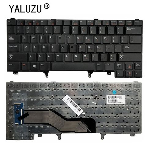 YALUZU – nouveau clavier américain pour Dell Latitude, anglais, sans pointe, pour modèles E5420, E5430, E6320, E6330, E6430 ► Photo 1/1