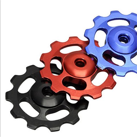 Dérailleur arrière de vélo en alliage d'aluminium 11 T, poulie Jockey, Guide de vélo de route, tendeur de rouleau, pièce accessoire de cyclisme ► Photo 1/6