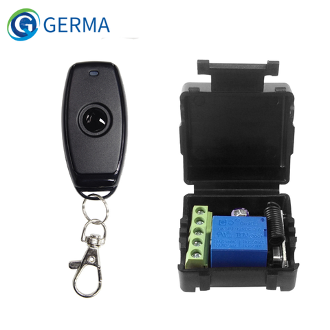 GERMA Universal Wireless Remote Control Switch DC 12V 1CH Relay Receiver Module RF Transmitter 433Mhz SMART Remote Controls ► Photo 1/6