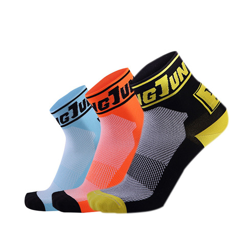 Chaussettes de sport de marque de haute qualité, respirantes à chaussettes de sport, pour vélo, course, cyclisme, 39-44 ► Photo 1/6