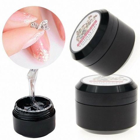 Colle à ongles Gel pour strass, bijoux, Super adhésif, 8ML, UV, décoration, gemmes, paillettes ► Photo 1/6