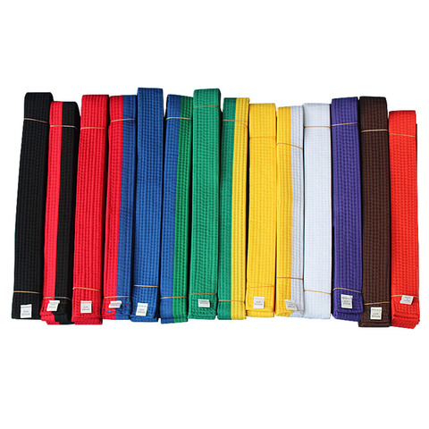 YS05 noir rouge vert jaune ceinture Taekwondo Judo karaté guerre aléatoire ceinture pour enfants adultes ► Photo 1/6