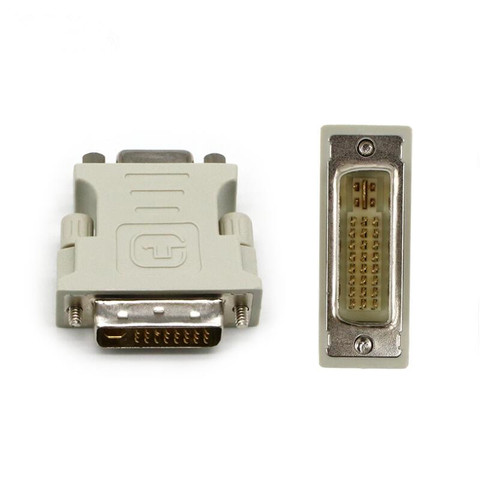 DVI-I 24 + 5 broches DVI vers VGA mâle vers femelle convertisseur vidéo adaptateur pour ordinateur portable pour cartes graphiques ordinateur 1080P HDTV moniteur ► Photo 1/6