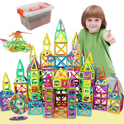 Ensemble de jouets de Construction de Mini blocs magnétiques de taille, Designer, jouets éducatifs pour enfants, cadeau pour enfants, 2022 ► Photo 1/6