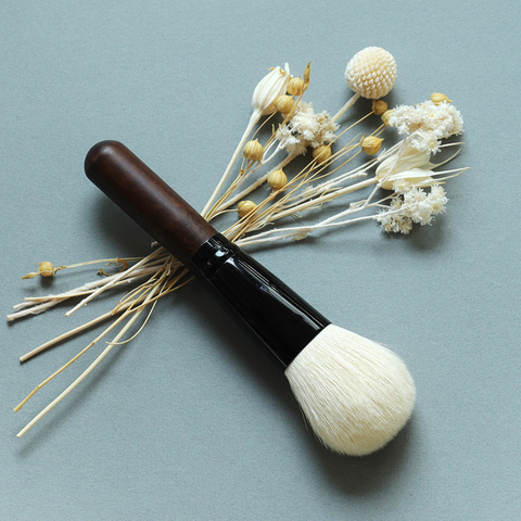 OVW – pinceaux de maquillage pour poudre de poils de chèvre, brosse de voyage Portable, mélange global, outils cosmétiques ► Photo 1/6