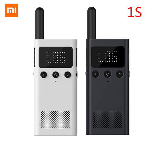 Talkie-walkie intelligent Xiaomi Mijia Original 1S avec haut-parleur Radio FM téléphone intelligent APP contrôle emplacement partager équipe rapide parler en plein air ► Photo 1/6