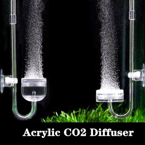 Diffuseur de CO2 pour Aquarium en acrylique, régulateur de solénoïde, mousse, atomiseur de bulles de CO2 pour Aquarium ► Photo 1/5