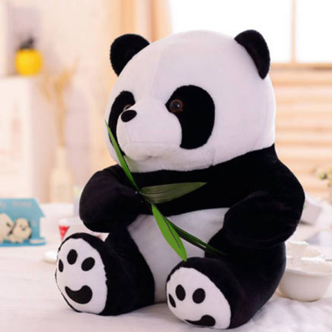1PC 9-16cm belle mignon Super peluche Animal doux Panda en peluche jouet anniversaire noël bébé cadeaux présents jouets en peluche pour les enfants ► Photo 1/5