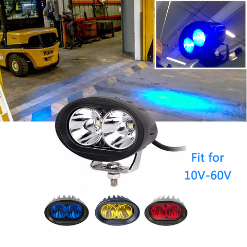 ECAHAYAKU – lampe de travail led 20W, barre d'avertissement antibrouillard, 3 pouces, pour voiture, moto, camion, ATV, SUV, chariot élévateur, remorque, 4x4 ► Photo 1/6