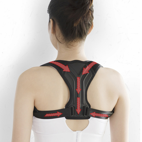 Correcteur de Posture du dos, Corset, clavicule, colonne vertébrale, soutien du dos, ceinture, soulagement de la douleur, correcteur de Posture confortable ► Photo 1/6