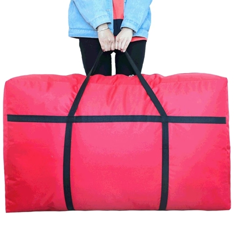 100L/120L/180L Extra grand sac de voyage sac fourre-tout grande capacité déplacer maison sac de rangement de bagages sacs sacs à main livraison directe ► Photo 1/6