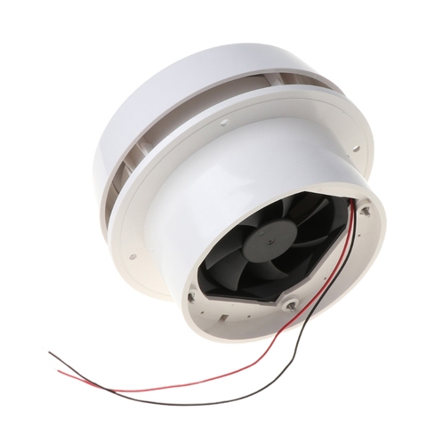 Ventilateur rond pour toit pour remorque, camping-car, caravane, ventilateur avec faible bruit et fort vent, 12V ► Photo 1/6