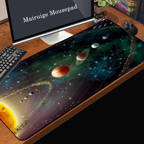 Mairuige grande taille souris caoutchouc naturel imperméable antidérapant accueil ordinateur clavier Pad 900x400 / 800x300 tapis d'ordinateur portable tapis de Table ► Photo 1/6