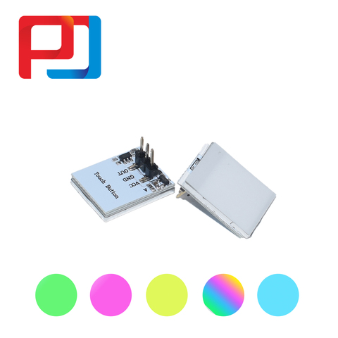 Module 2.7 V de bouton de commutation tactile capacitif de couleur rouge et jaune bleu vert rvb à l'anti-brouillage de module de 6 V est série forte de HTTM ► Photo 1/6