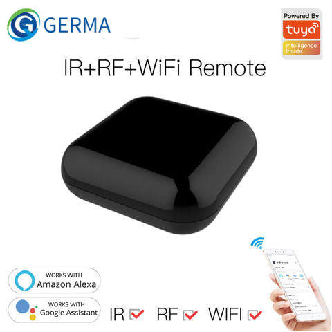 2022 nouveau WiFi RF IR télécommande universelle RF appareils appareils Tuya vie intelligente App commande vocale via Alexa Google Home ► Photo 1/6