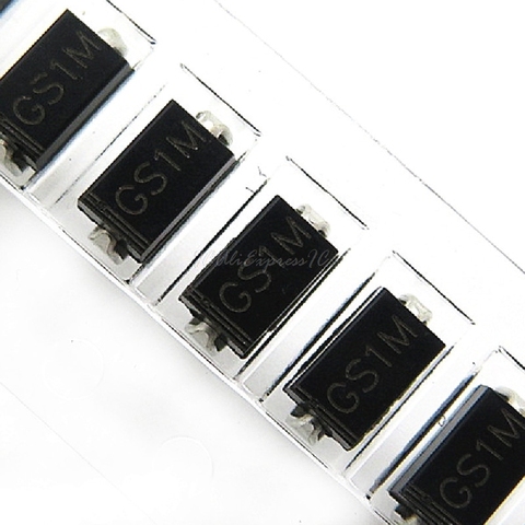 100 pcs/lot Diode redresseur SMD GS1M faisant S1M SMA en Stock ► Photo 1/1