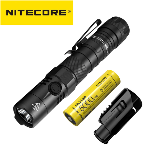 D'origine NITECORE MH12 V2 Poche 1200LM CREE XP-L2 V6 LED USB-C Rechargeable Torche Tactique avec 5000mAh Batterie pour le Camping ► Photo 1/6