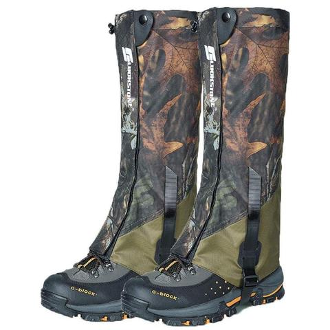 Couvre-pied imperméable en plein air Durable hautement respirant Double pont randonnée escalade Legging enveloppes guêtres de chasse ► Photo 1/6