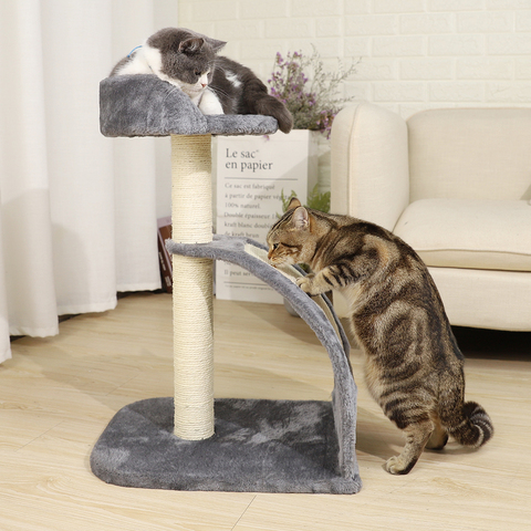 Centre d'activité arbre à chat en Sisal, postes à gratter, perche échelle meuble pour chaton, livraison rapide ► Photo 1/6