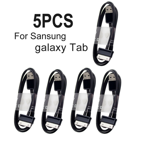 5 pièces 1M 2M USB Sync données câble de charge câble de chargeur pour Samsung Galaxy Tab 2 3 tablette 10.1 P3100 P3110 P5100 P5110 N8000 P1000 ► Photo 1/5