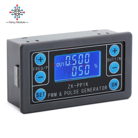 Générateur de Signal LCD PWM double Mode, 1Hz-ZK-PP1K KHz, 1 canal, 1Hz-150KHz, fréquence d'impulsion et Cycle de charge, ondes carrées réglables ► Photo 1/6