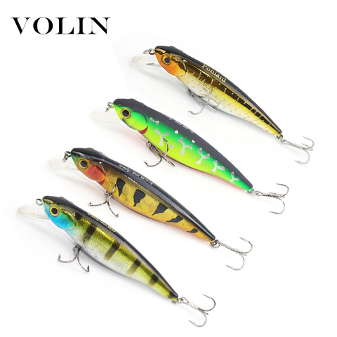 VOLIN – appât dur professionnel pour la pêche, leurre pour attraper des poissons, matériel pour pêcher des ménés, avec aimant en suspension, bionique, Wobbler, 80mm, 9g ► Photo 1/6