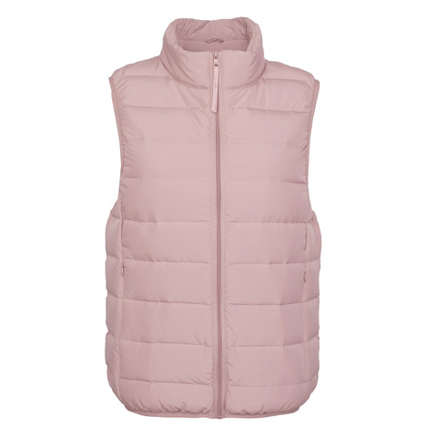 Gilet d'extérieur pour femme blanc, gilet chaud et coupe-vent Ultra léger, décontracté en tissu mat, sans manches, 90% ► Photo 1/6