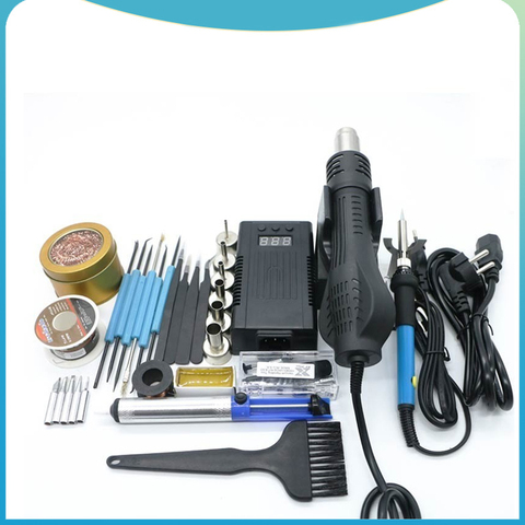 Station de soudage Portable BGA 700w 220/110V, Station de soudage soufflant à Air chaud 8858 meilleur pistolet à air chaud portatif, outils de réparation ► Photo 1/6
