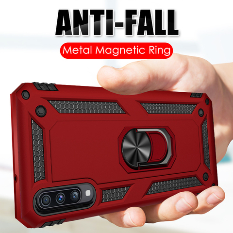 Luxe Armure Souple Étui En Silicone Pour Samsung Galaxy A51 A71 A10 A20 A30 A40 A50 A70 M20 M30 A7 2022 Bague Étui antichoc ► Photo 1/6