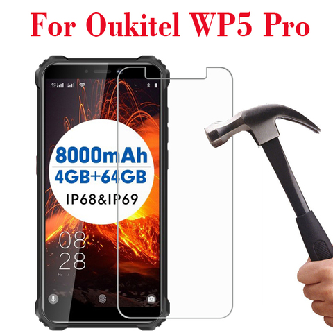 Protecteur d'écran pour Oukitel wp5 pRO, Film en verre trempé 2.5D de haute qualité ► Photo 1/6