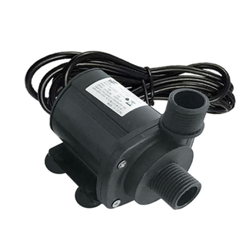 Mini pompe à eau Submersible Ultra silencieuse pour système de refroidissement, 800L/h 12V 24V 19W, 8000 tr/min, moteur sans balais de levage de 5.5m ► Photo 1/6