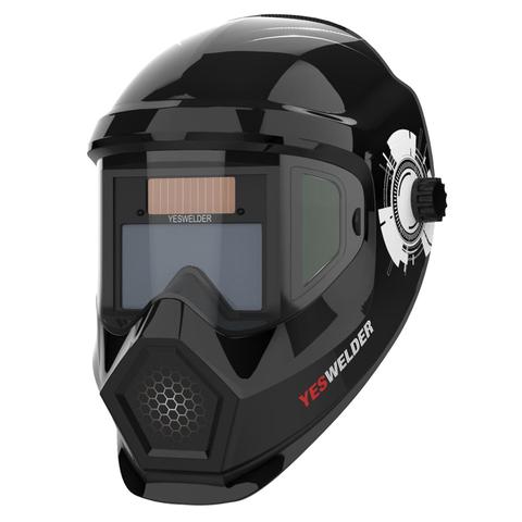 YESWELDER – casque de soudage avec obscurcissement automatique, protection solaire, Anti-buée, couleur réelle, avec vue latérale pour ARC TIG MIG ► Photo 1/6