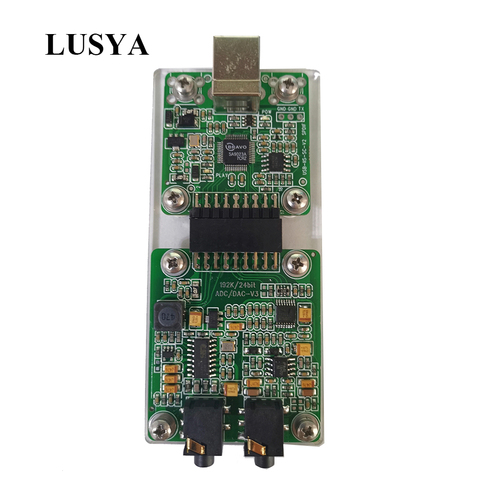 Lusya CS5341 USB carte son 192K/24bit enregistrement et lecture ADC échantillonnage DAC décodage framboise Pi convertisseur T0483 ► Photo 1/6