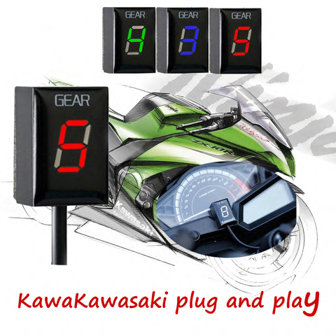 Moto indicateur de vitesse Kawasaki ER-6F /N Z1000SX Ninja 300 400 Z1000 Z800 Z750 versys 650 Z400 ER-6F KLE650 VULCAN S 650 VN90 ► Photo 1/6