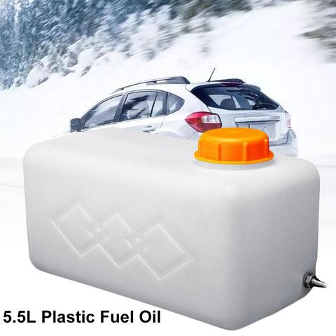 Réservoir d'essence en plastique 5,5 l, carburant, huile, pour voiture, camion, chauffage de stationnement ► Photo 1/6