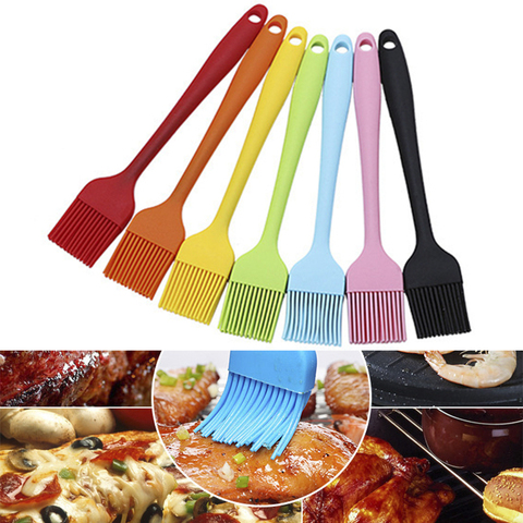 1Pc Silicone forme cuisson pâtisserie brosse bricolage gâteau pain Barbecue huile doux peinture spatule cuisine cuisson outils pour Steak ► Photo 1/6