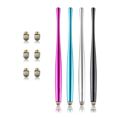 Stylet de dessin Combo universel capacitif écran tactile fibre Fine pointes stylo pour tablette iPad pour iPhone pour Samsung pour Huawei ► Photo 1/6