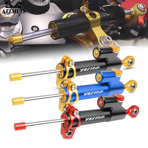 Amortisseur de moto, stabilisateur de direction, contrôle de sécurité, pour YAMAHA YZFR6, YZF R6 2005-2016, 2006, 2007, 2008, 2014, 2015, 2017, 2022, 2022 ► Photo 1/6