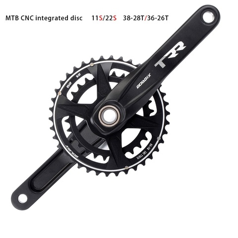 Pédalier vtt 104BCD 170mm GXP, 36/26T 38/28T, plateau étroit et large 11S 22S GXP, pour SRAM GXP ► Photo 1/6