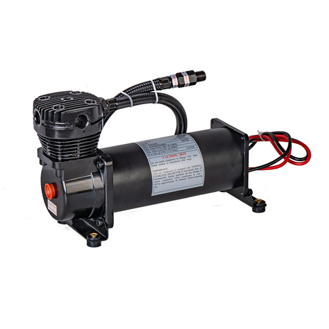 Kit de compresseur d'air universel 12V 480c sortie 200 PSI 3/8 ou 1/4 compresseur/pompe de Suspension d'air de voiture ► Photo 1/4